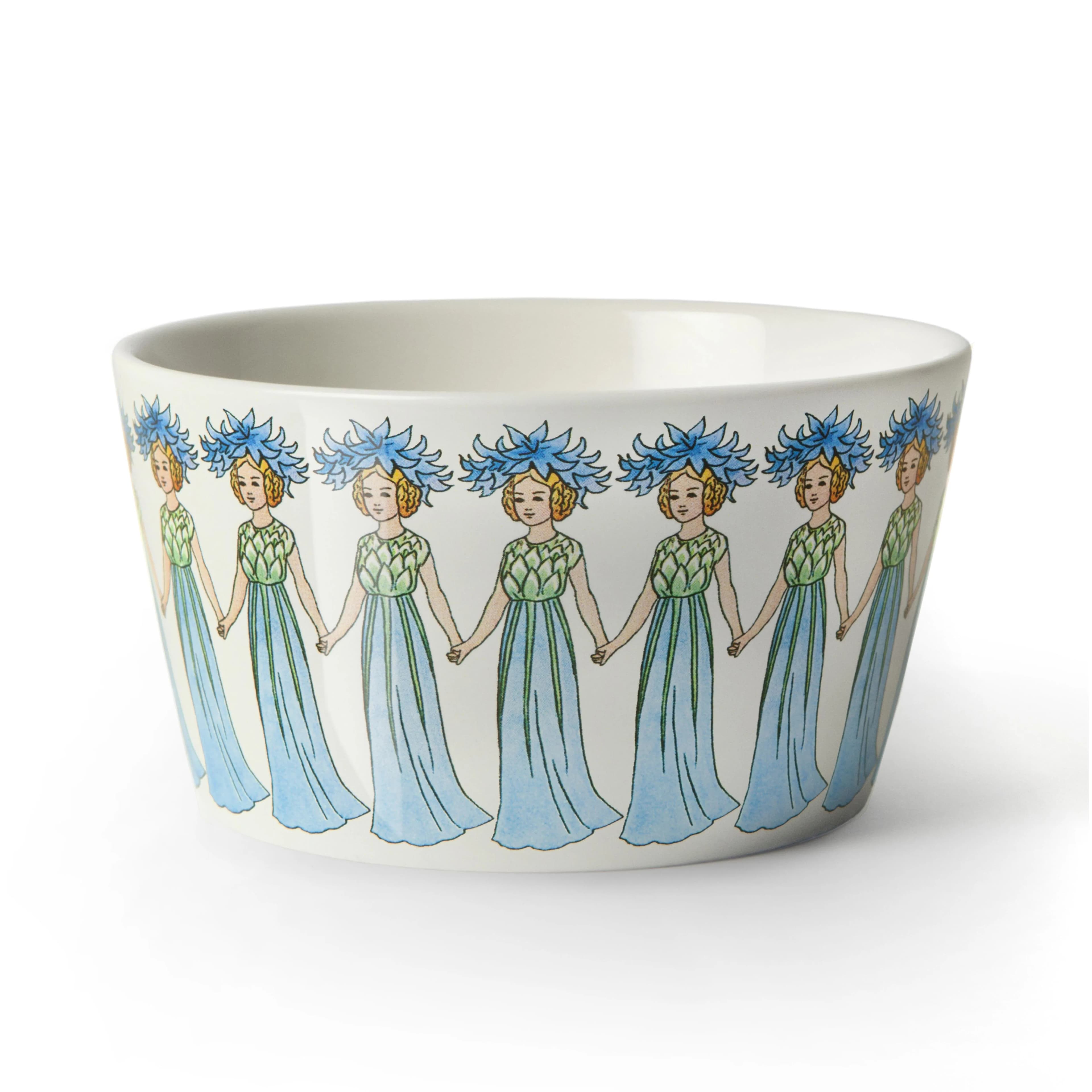 Blå Kornblomst skål, 49 cl