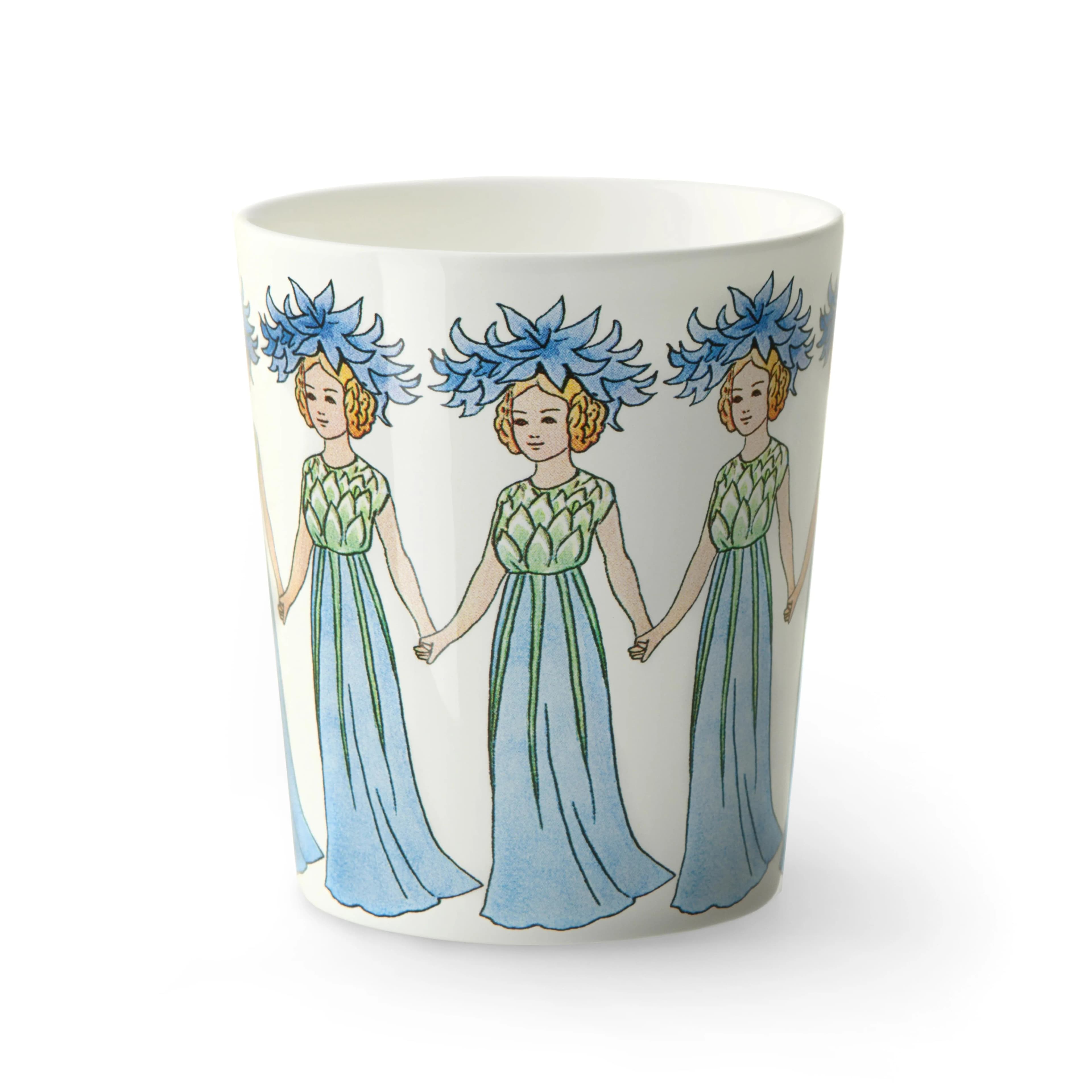 Blå Kornblomt Krus, 27 cl