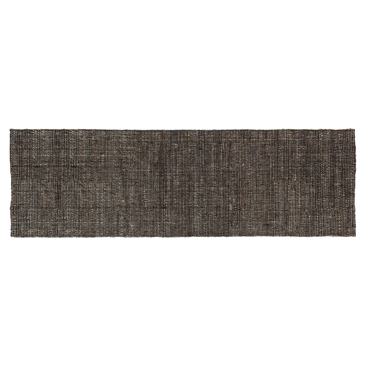 Filip teppe 250x80 cm, Black melange