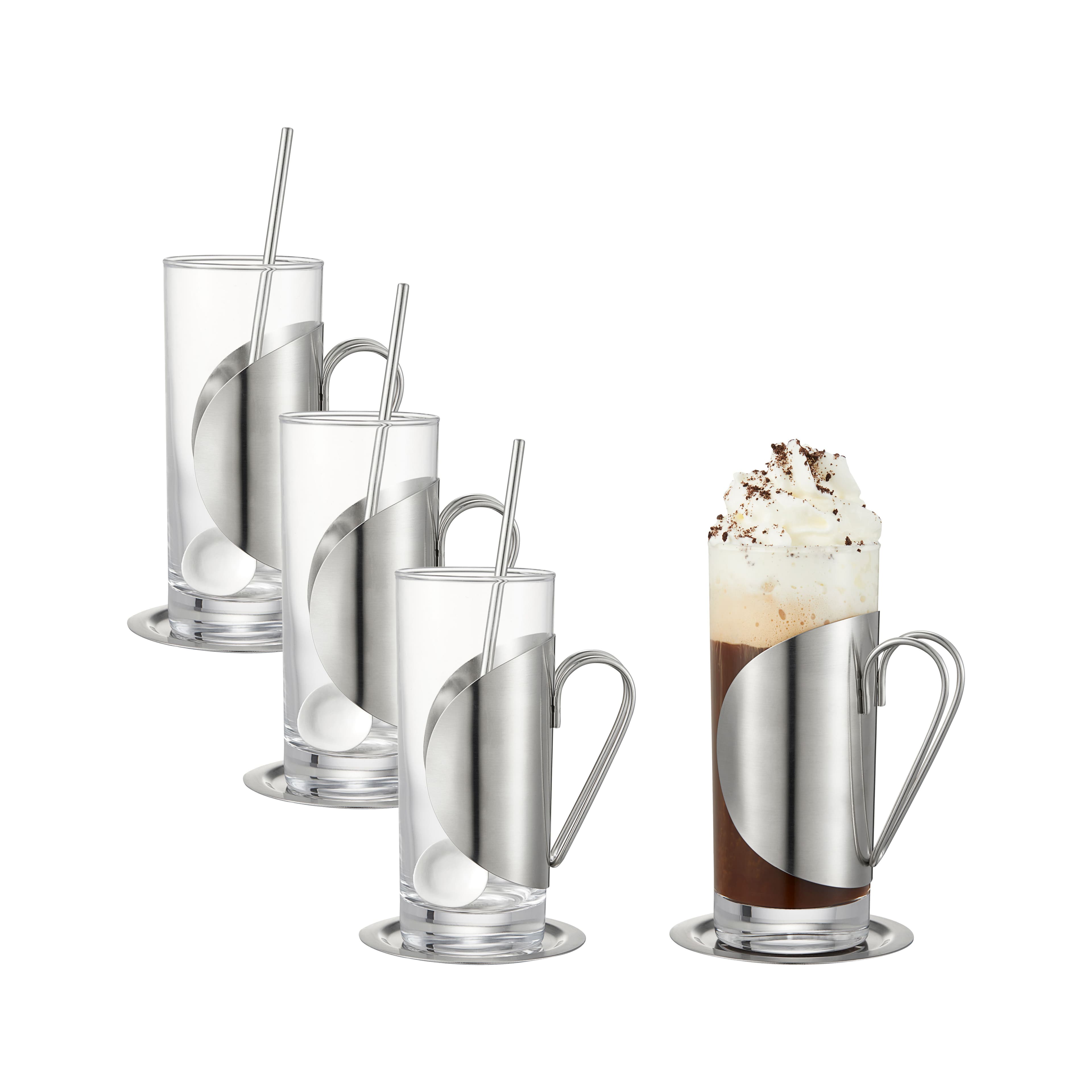 Darry Irish Coffee-sett, Glass-rustfritt stål