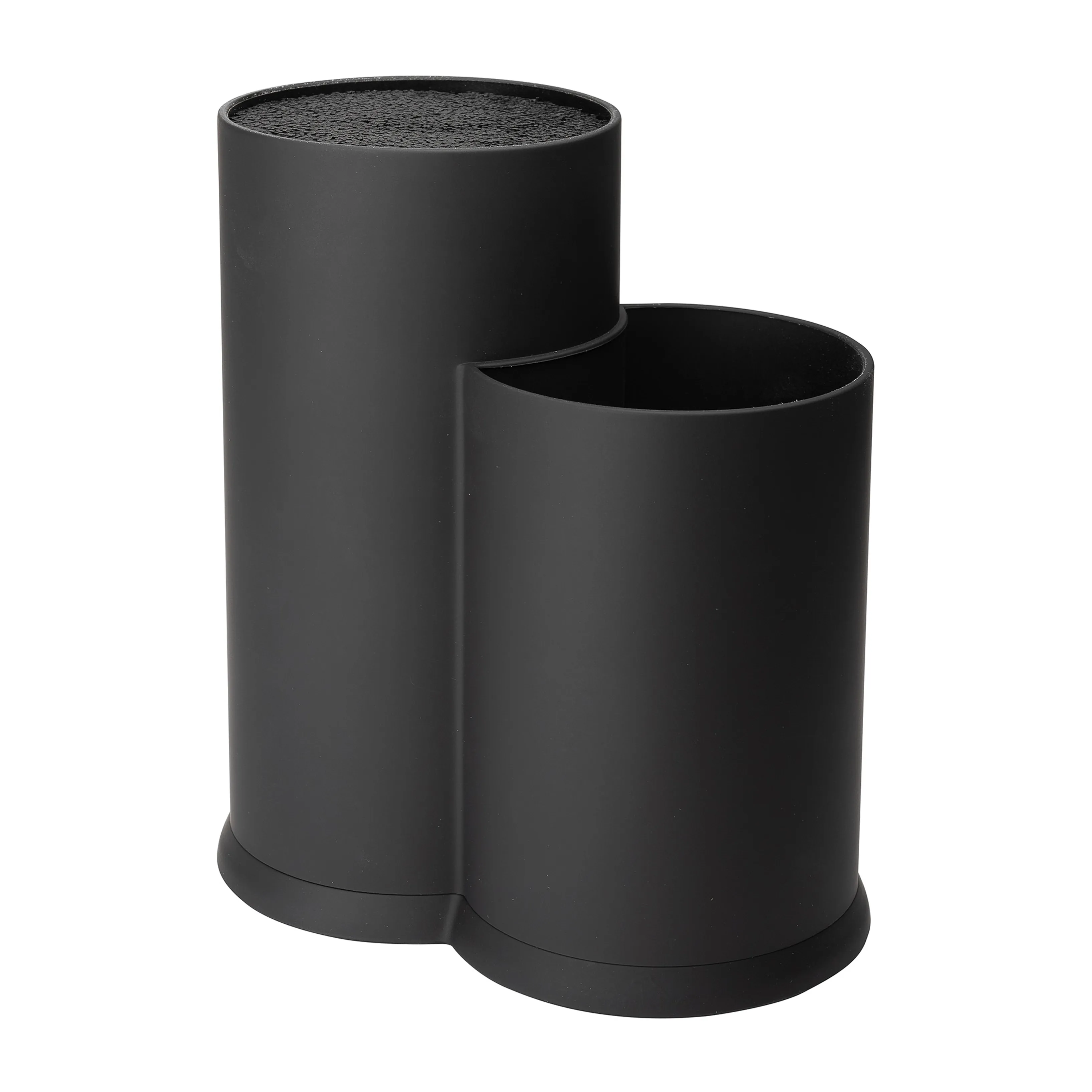 Vida knivblokk og beholder 23 cm, Sort