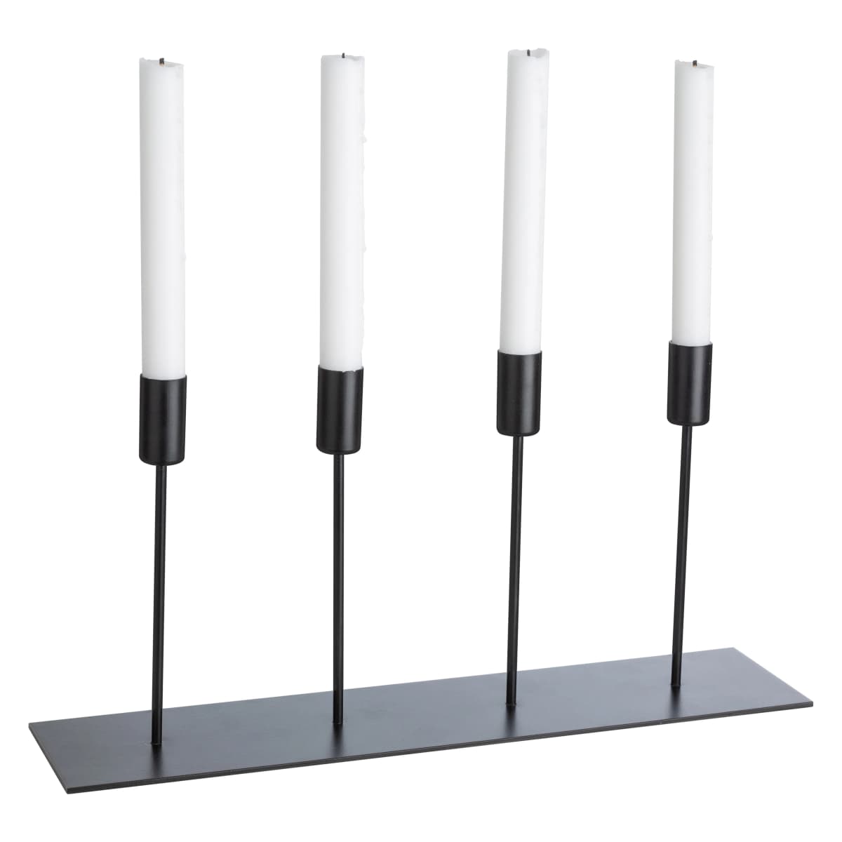 Ernst adventlysestake metall, Svart