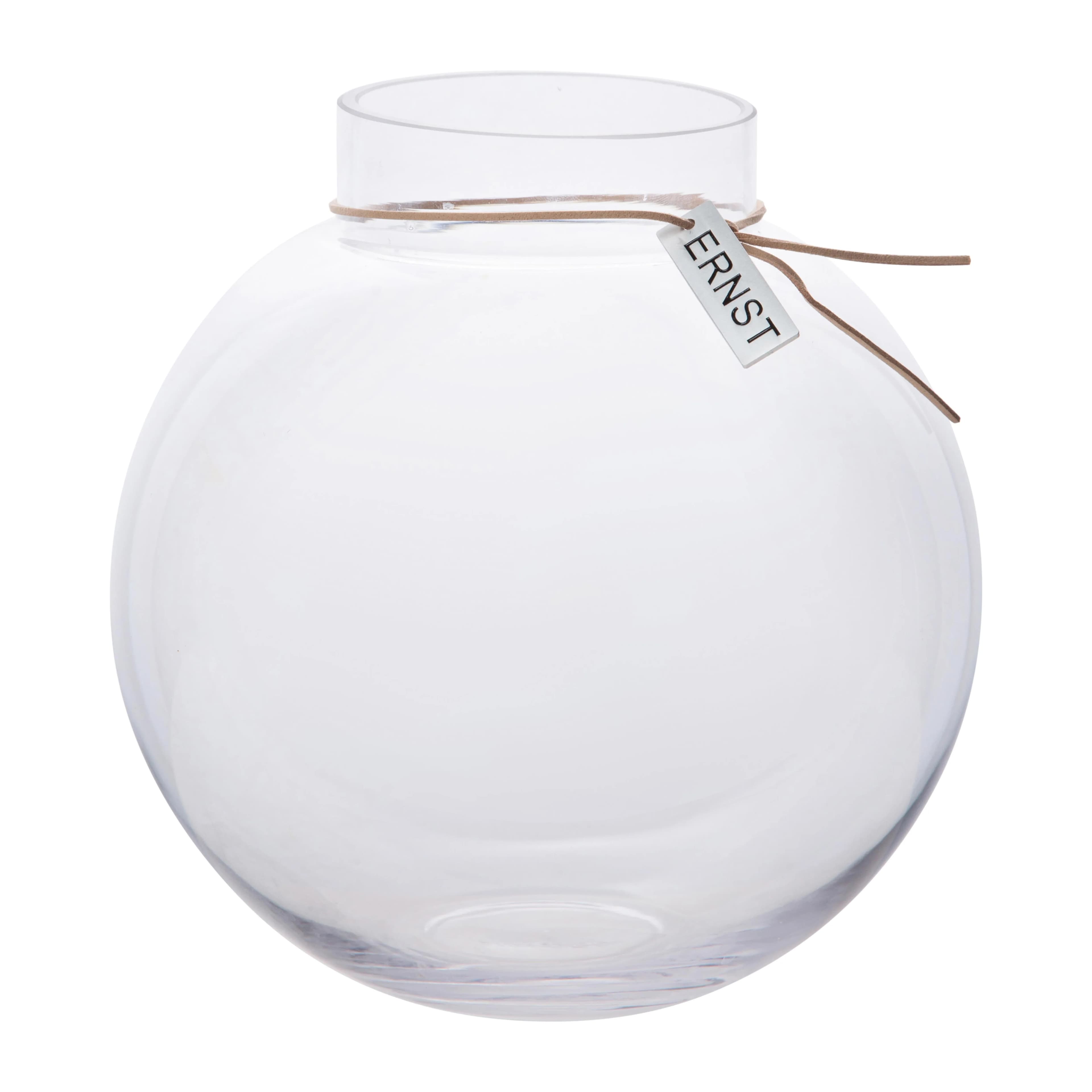 Ernst glassvase H22cm Ø21cm, Klar