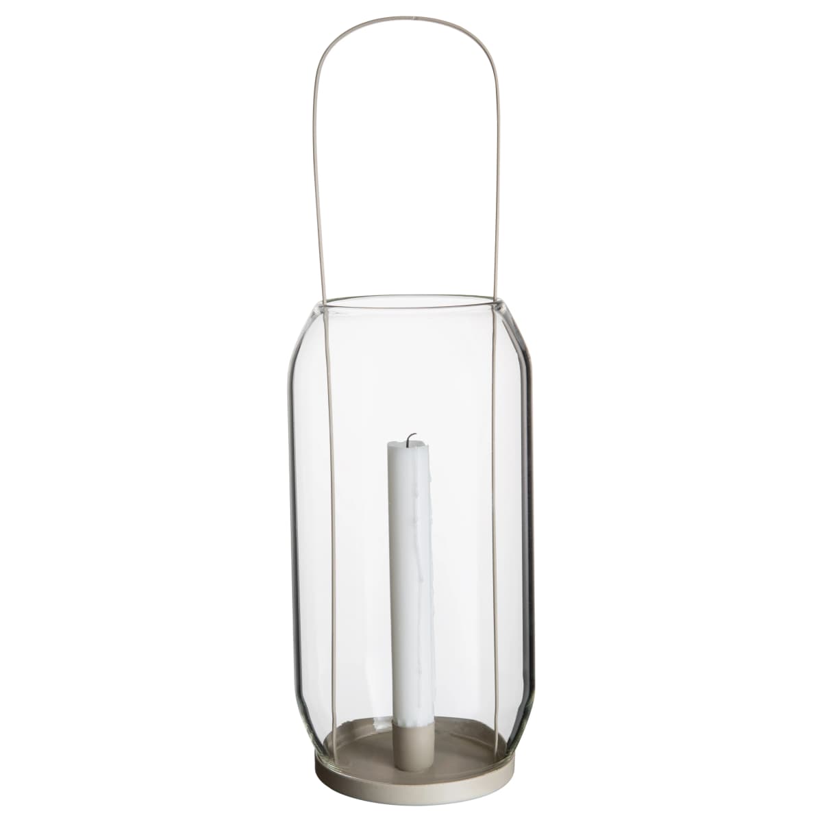 Ernst lykt for kubbelys 40 cm, Beige