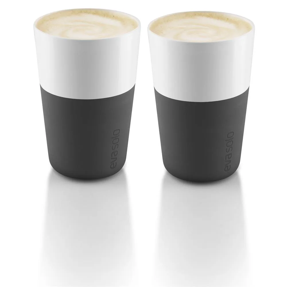Eva Solo Caffè latte-kopp 2-pakning, Black