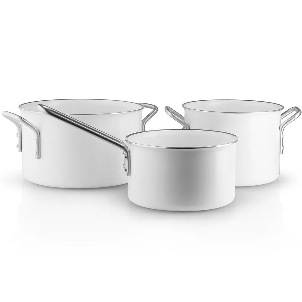 Eva Trio White Line grytesett, 3-pakn.