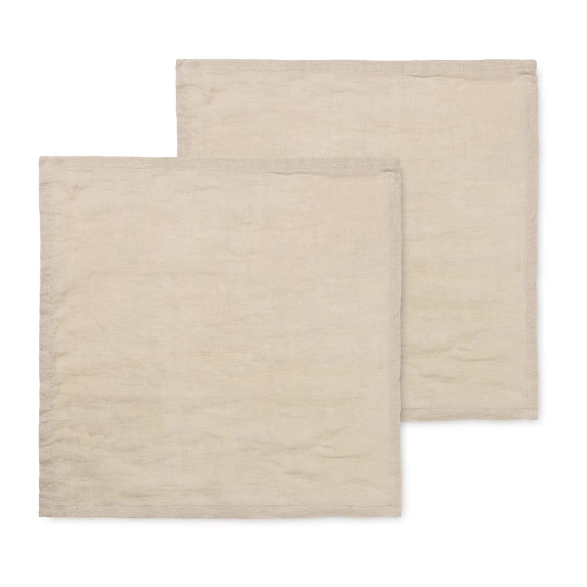 Ferm Living linservietter 2-pakning, Natural