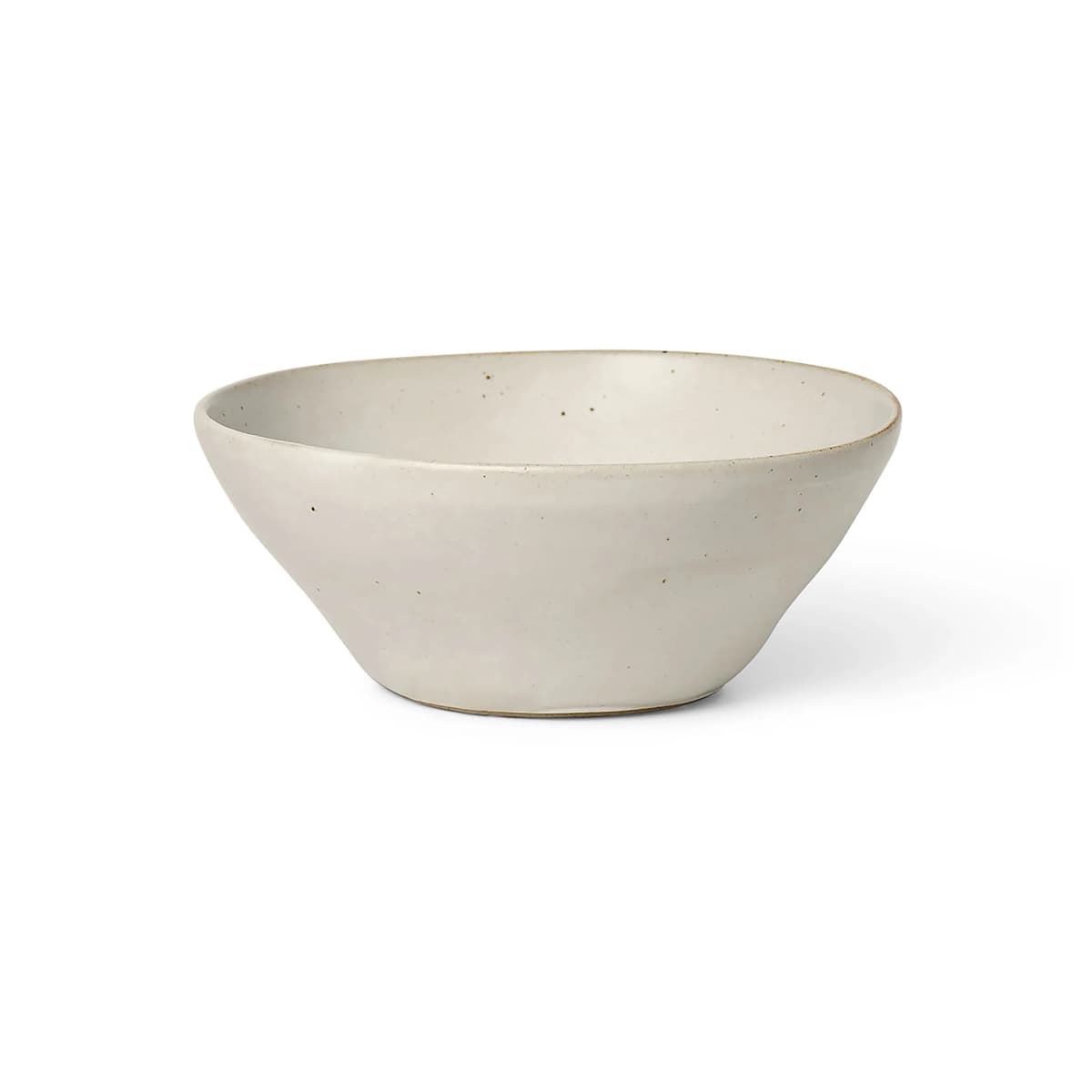 Flow skål 14,5 cm, Off-white speckle