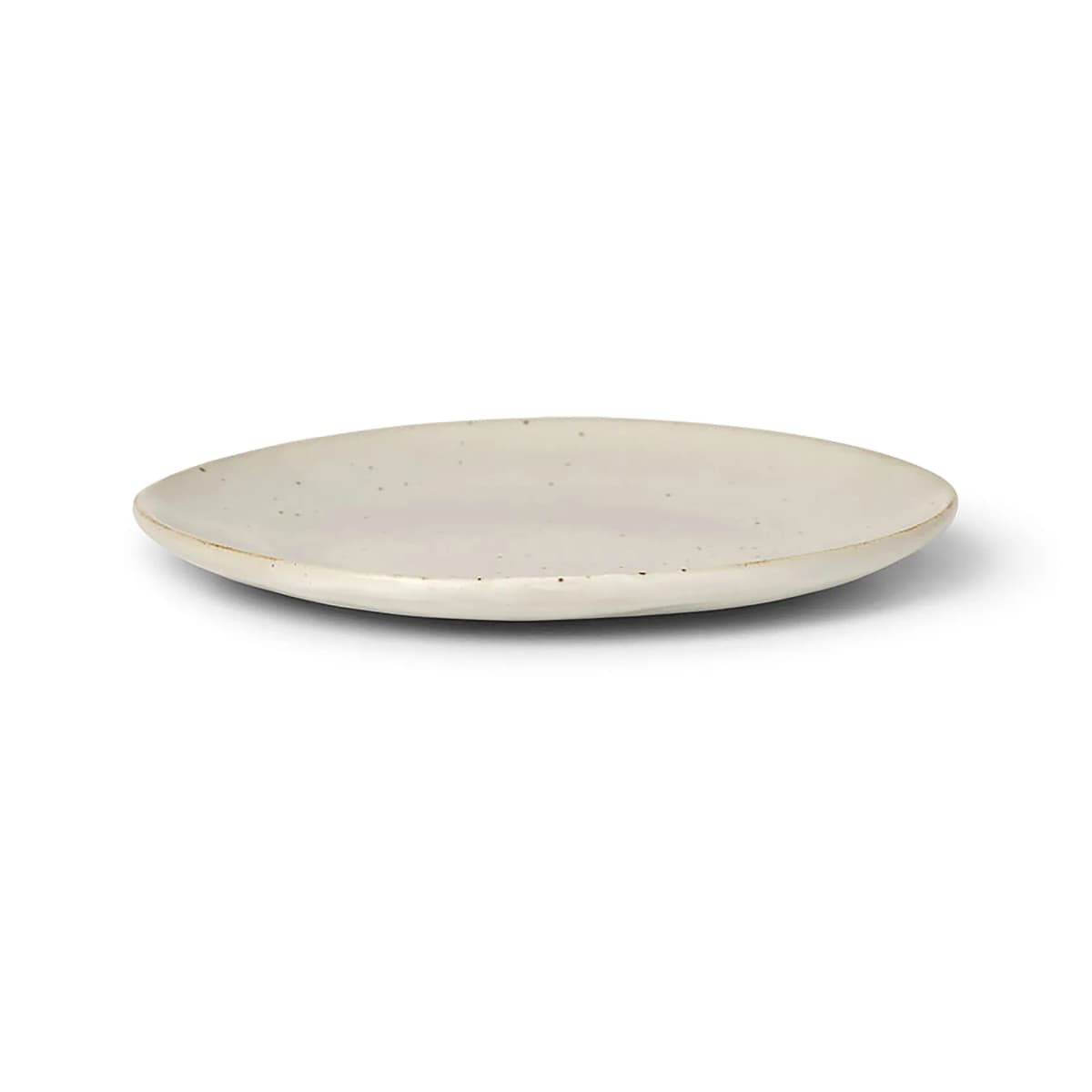 Flow tallerken 15 cm, Off-white speckle