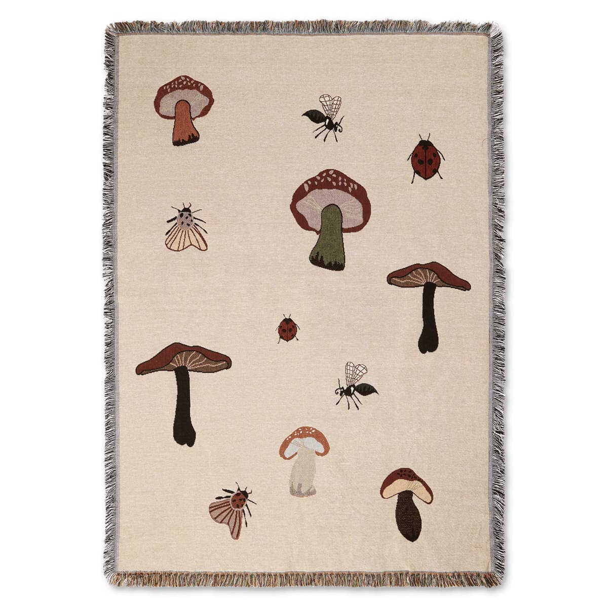 Forest tapestry pledd 120 x 170 cm, Sand