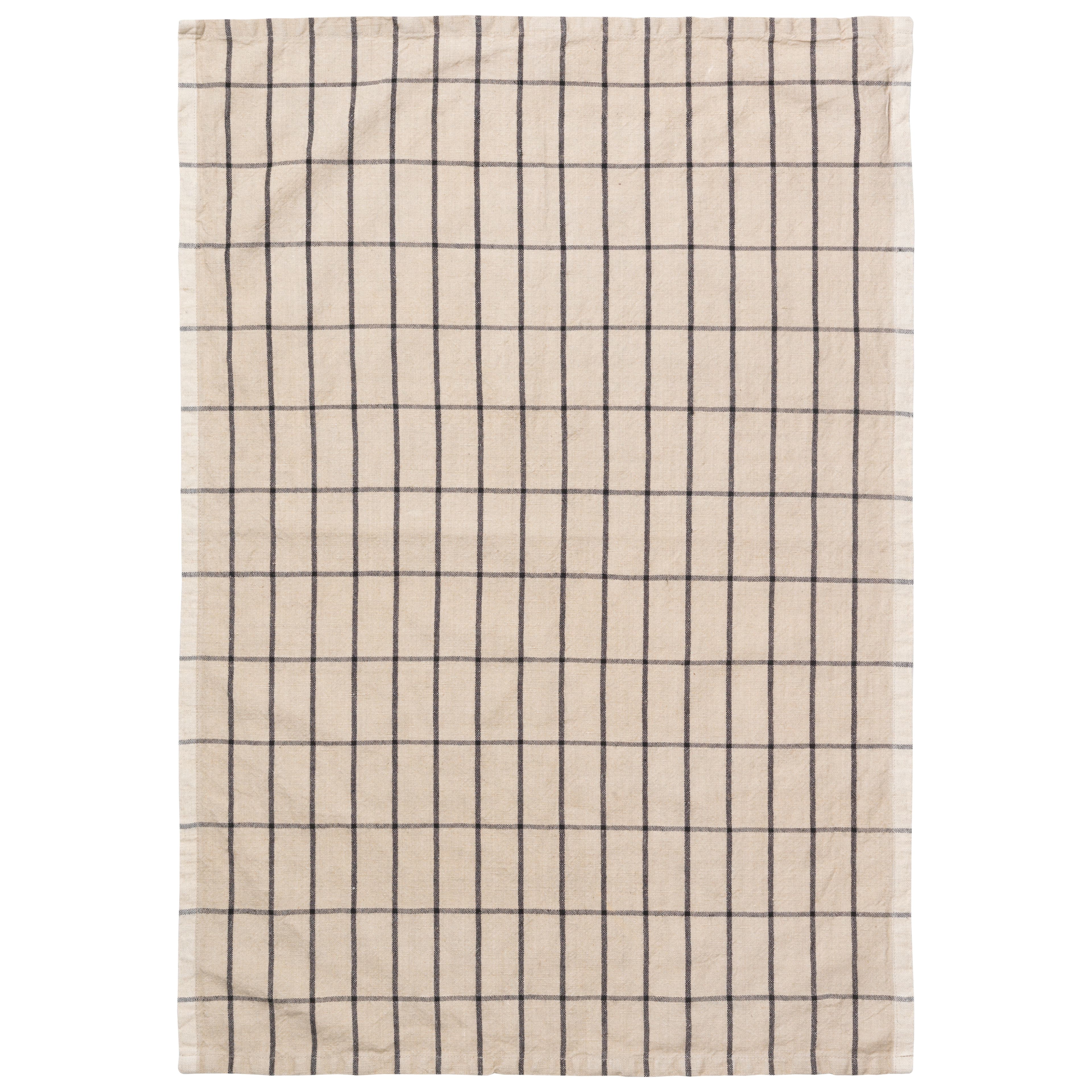 Hale kjøkkenhåndkle 50x70 cm, Sand-black