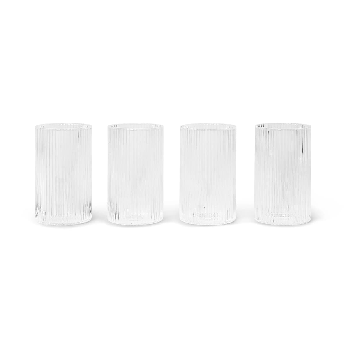 Ripple verrines serveringsglass 14 cl 4-stk., Clear