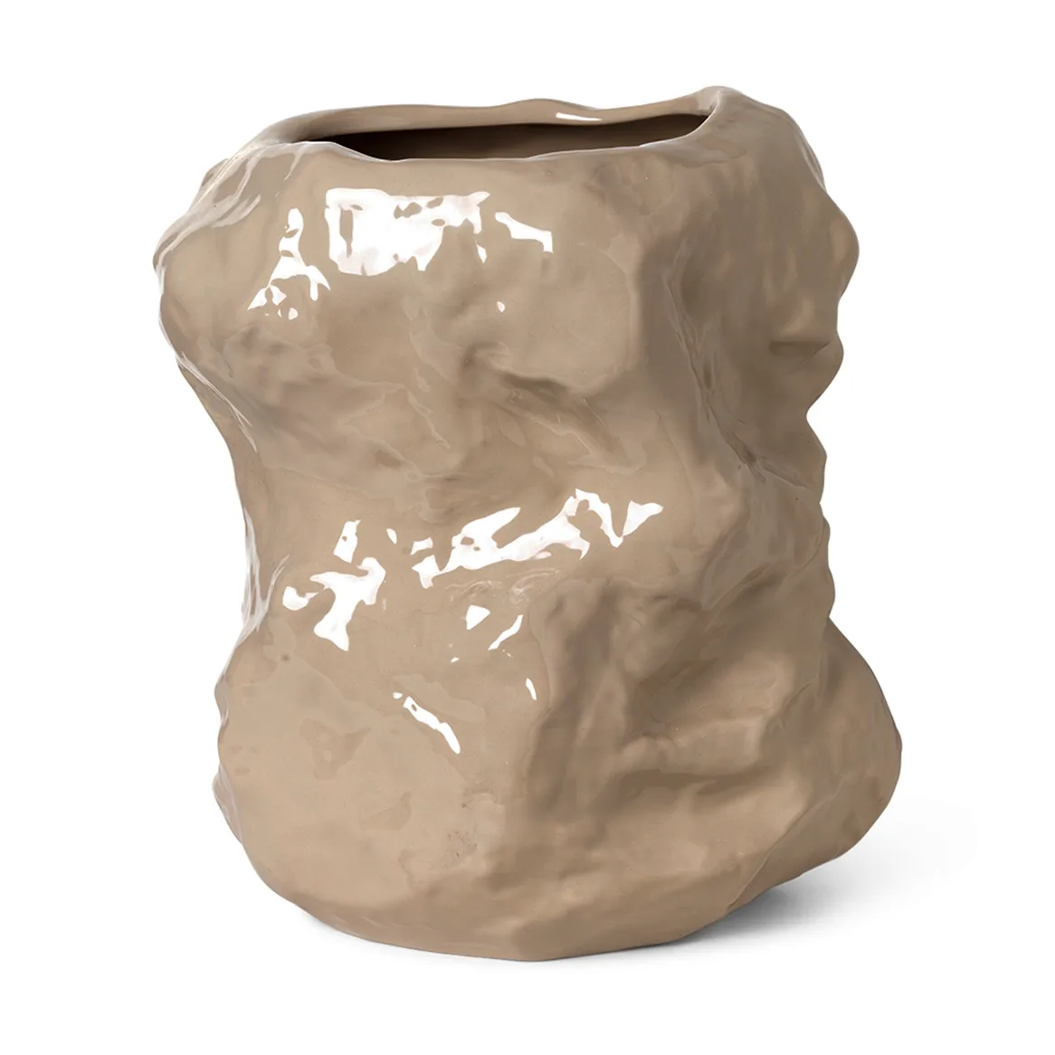 Tuck vase 34 cm, Cashmere