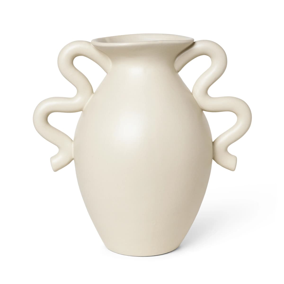 Verso vase 27 cm, Cream