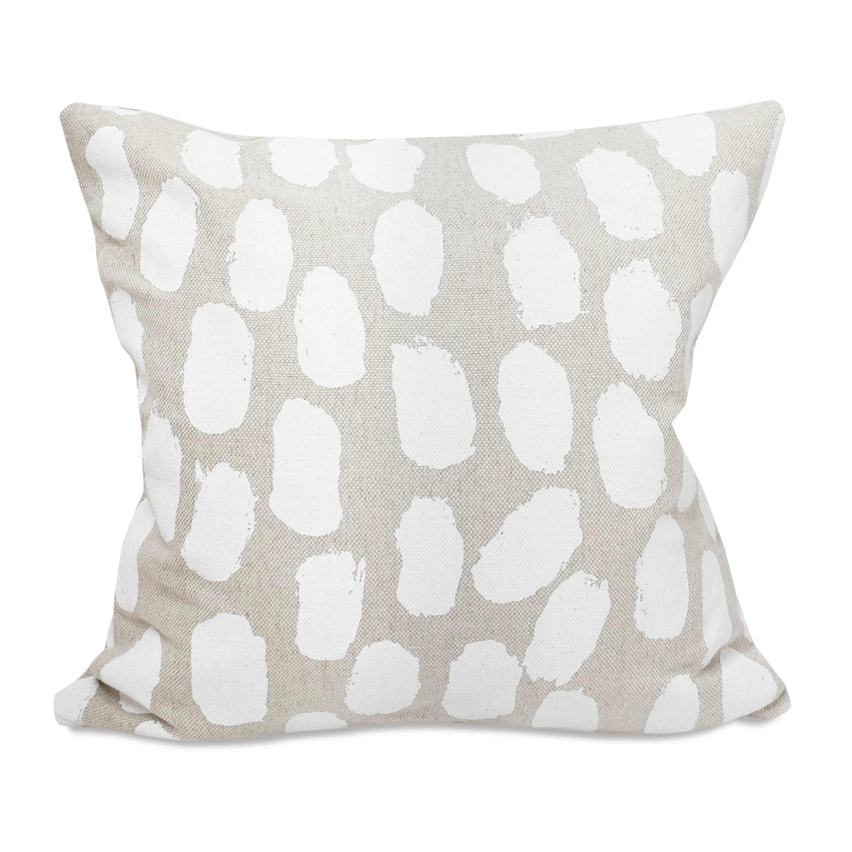 Dots putetrekk 48x48 cm, Beige-hvit