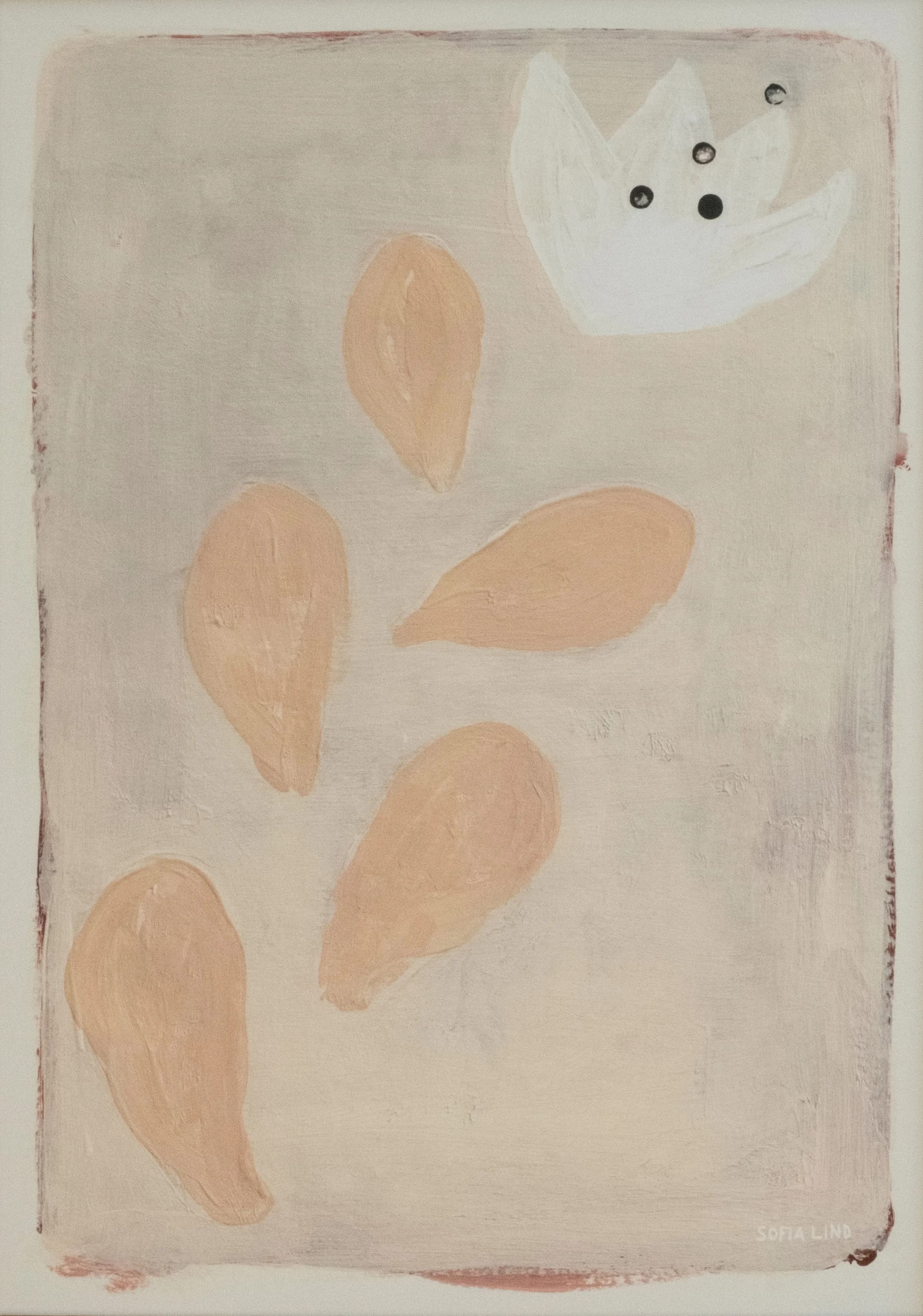 Stone Crop plakat 50x70 cm, Pink-nude