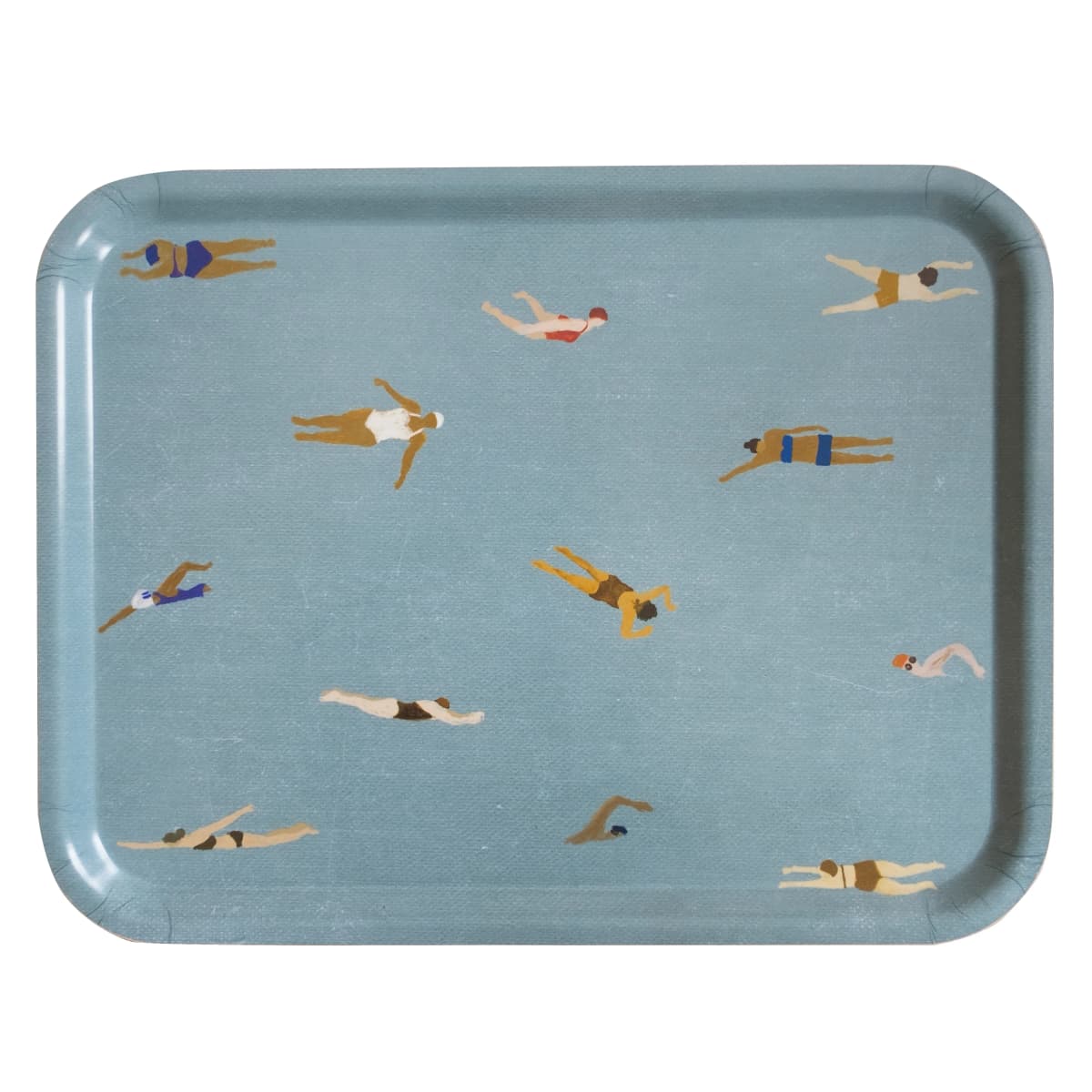 Swimmers brett 33x43 cm, Blå