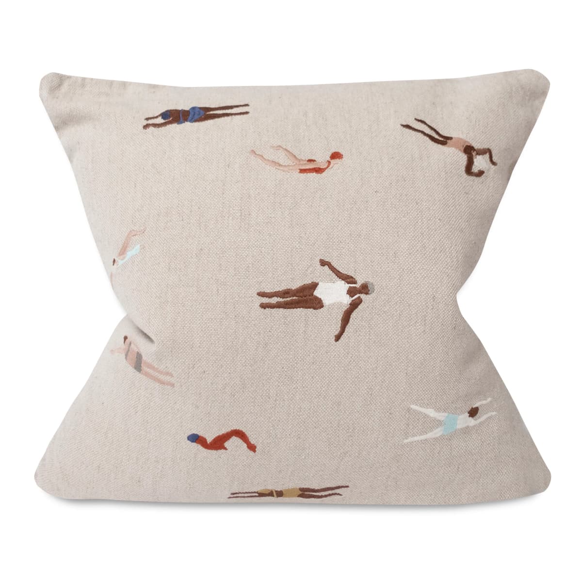 Swimmers putetrekk 48x48 cm, Beige