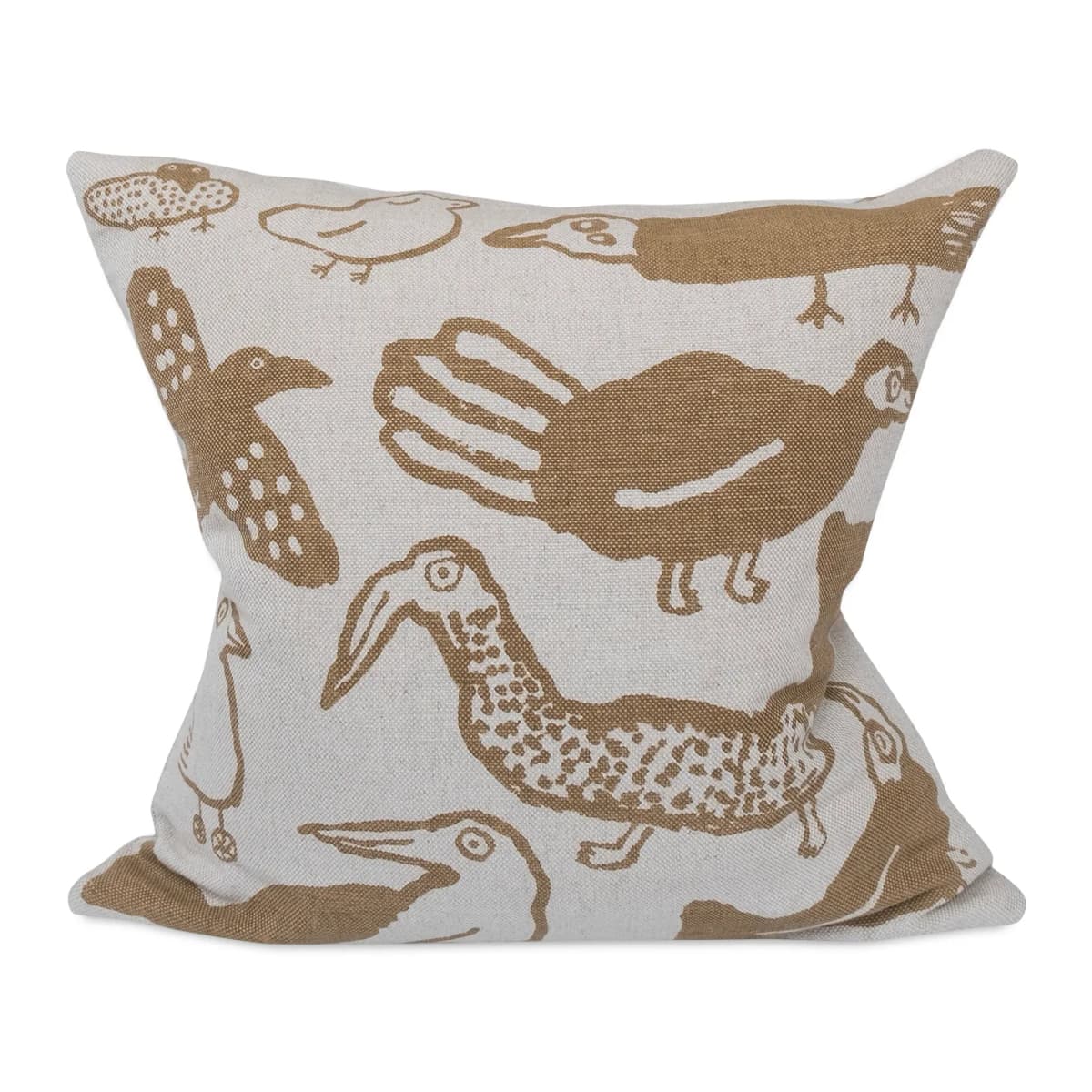 Tori putetrekk 48x48 cm, Natur-sennep