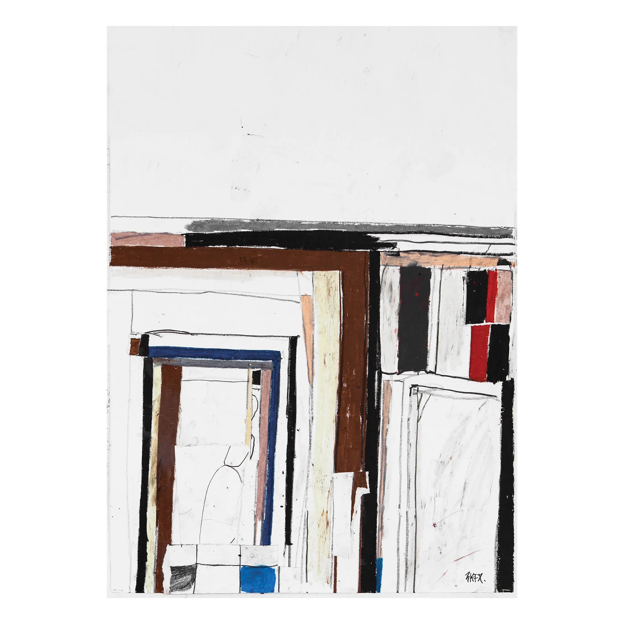 We only got out at night poster 50x70 cm, Multi