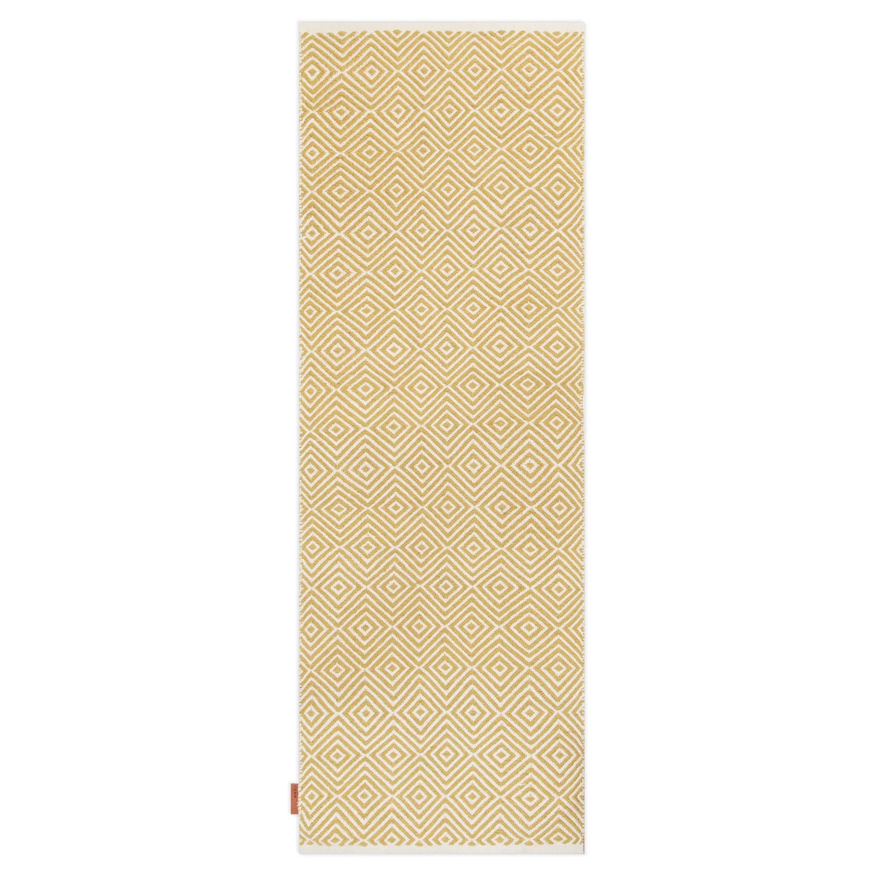 Diamond teppe 70x200 cm, Yellow