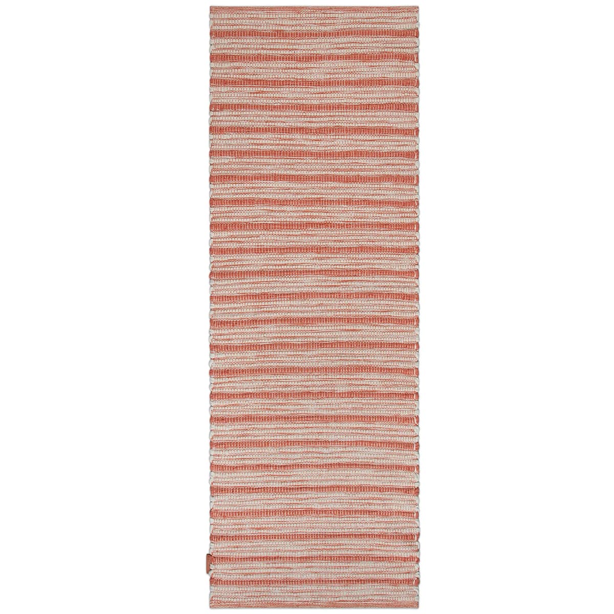 Stripe teppe 70x200 cm, Burnt orange