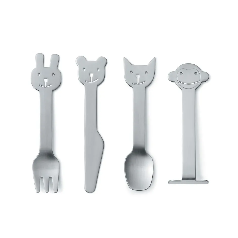 Animal Friends bestikk 4 deler, barnebestikk