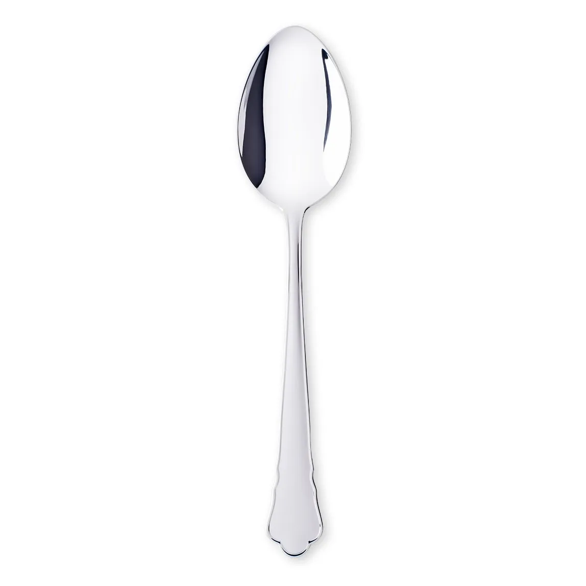 Chippendale bordskje sølv, 18 cm