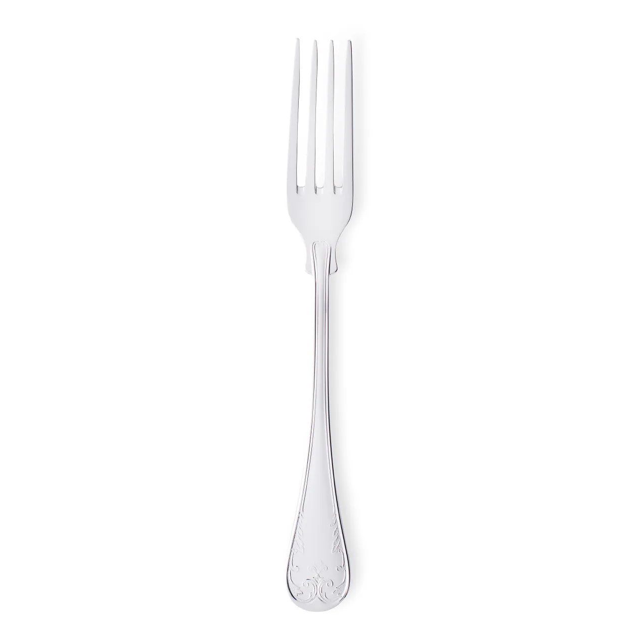 Gammal Fransk bordgaffel sølv, 18,6 cm