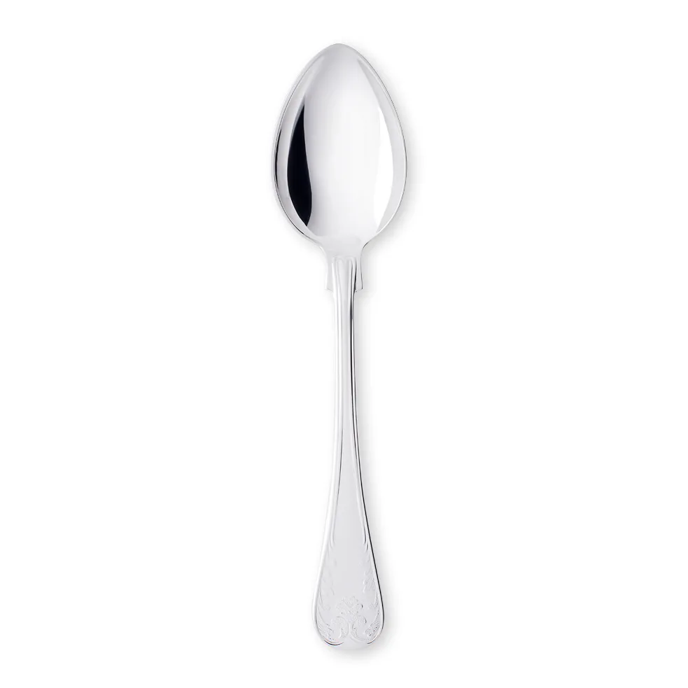 Gammal Fransk dessertskje nysølv, 16,2 cm
