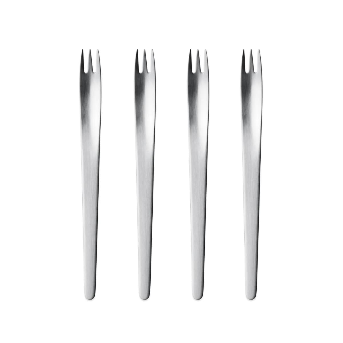 Arne Jacobsen kakegaffel, 4-pakning