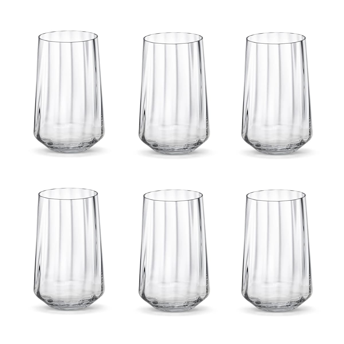 Bernadotte drikkeglass høyt 38 cl 6-stk., Krystallinsk