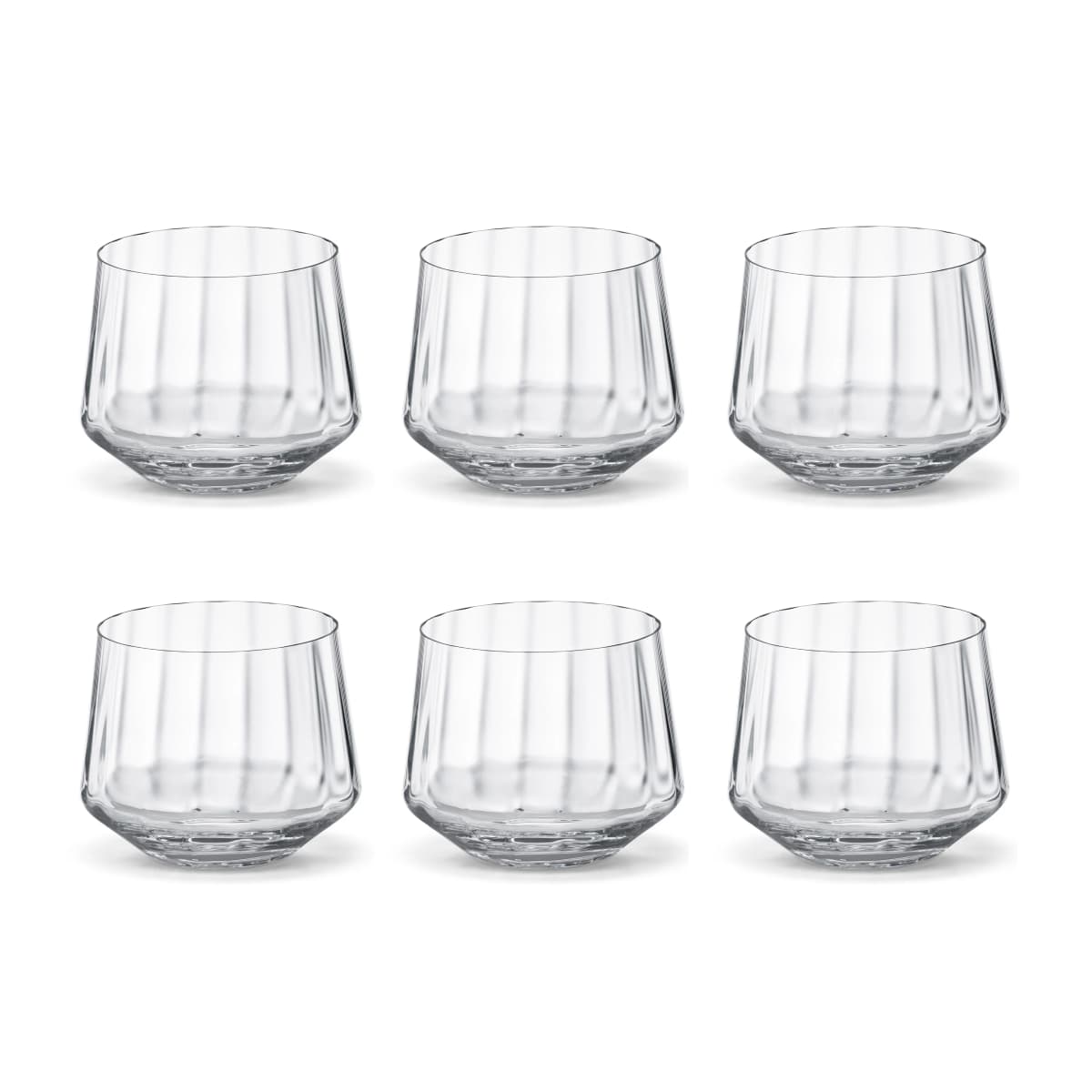 Bernadotte drikkeglass lavt 25 cl 6-stk., Krystallinsk