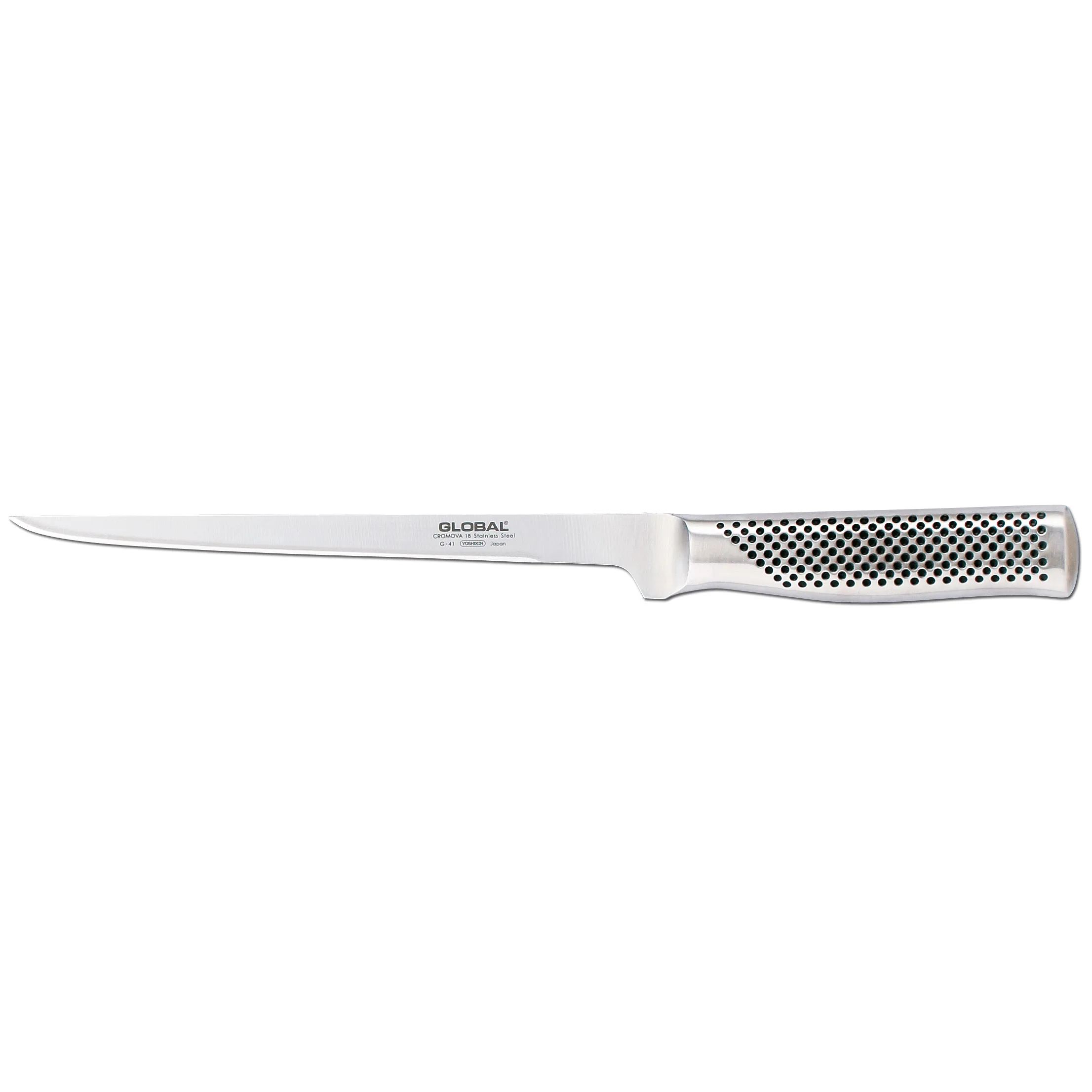Global G-41 filetkniv 21 cm stiv, rustfritt stål