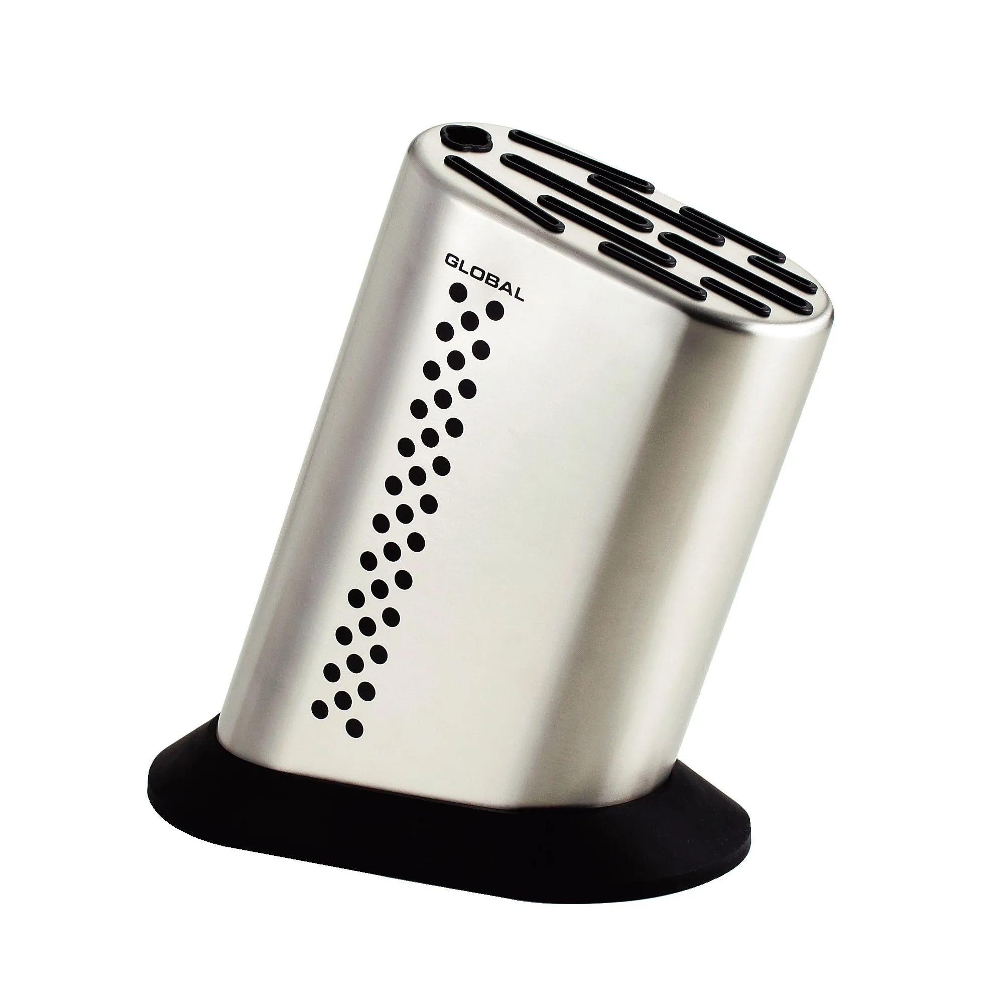 Global G-835/BD knivblokk 10+1, rustfritt stål