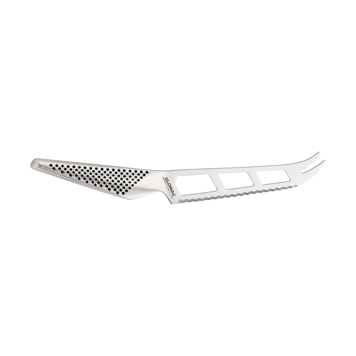 Global GS-10 ostekniv perforert 14 cm, rustfritt stål
