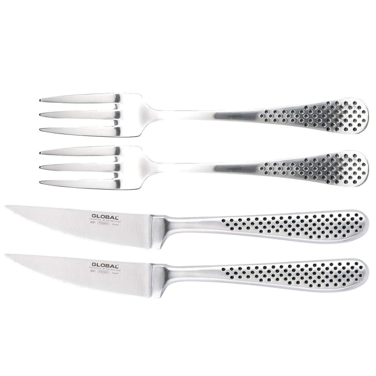Global GT-102 bestikksett 4 deler, rustfritt stål