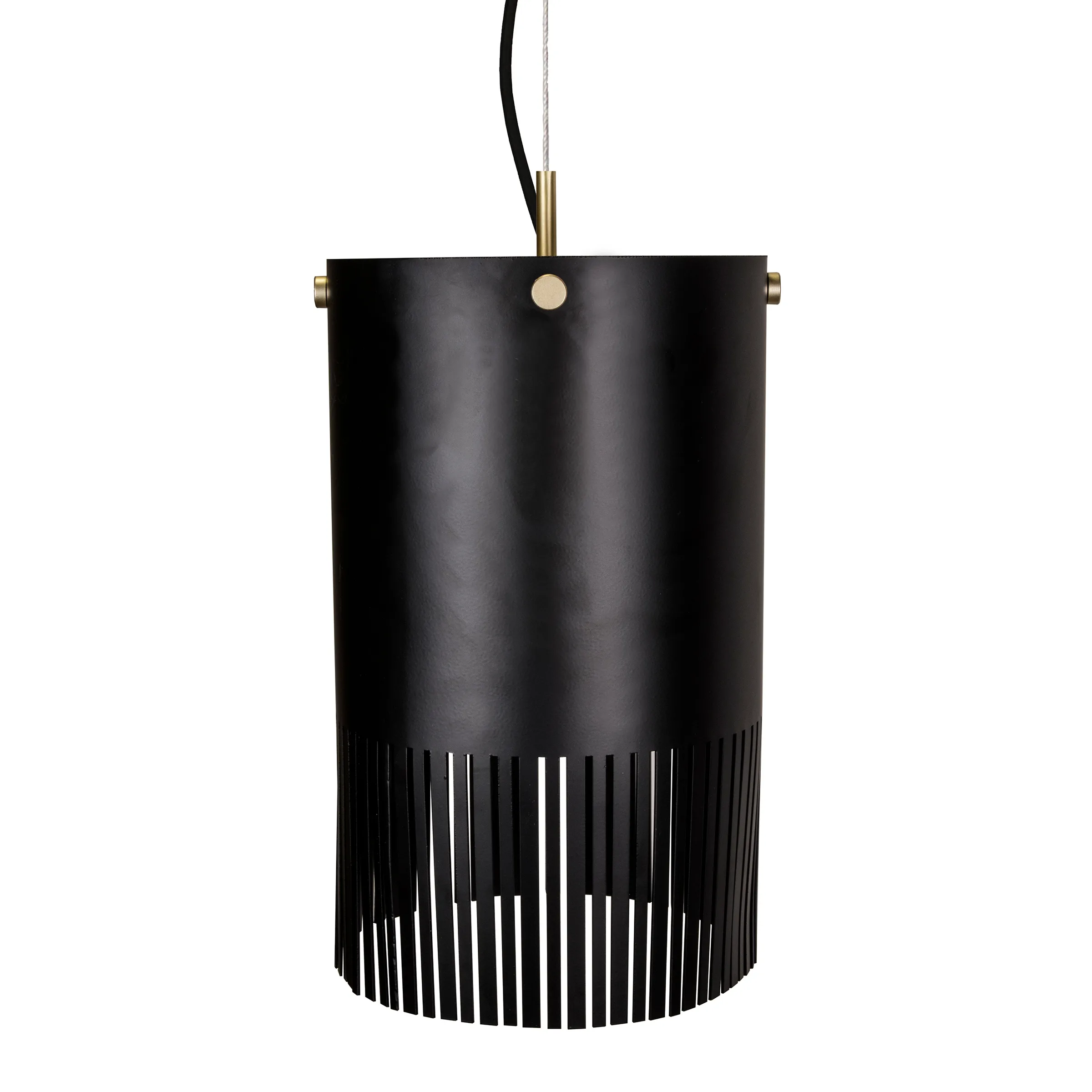 Fringe taklampe, svart