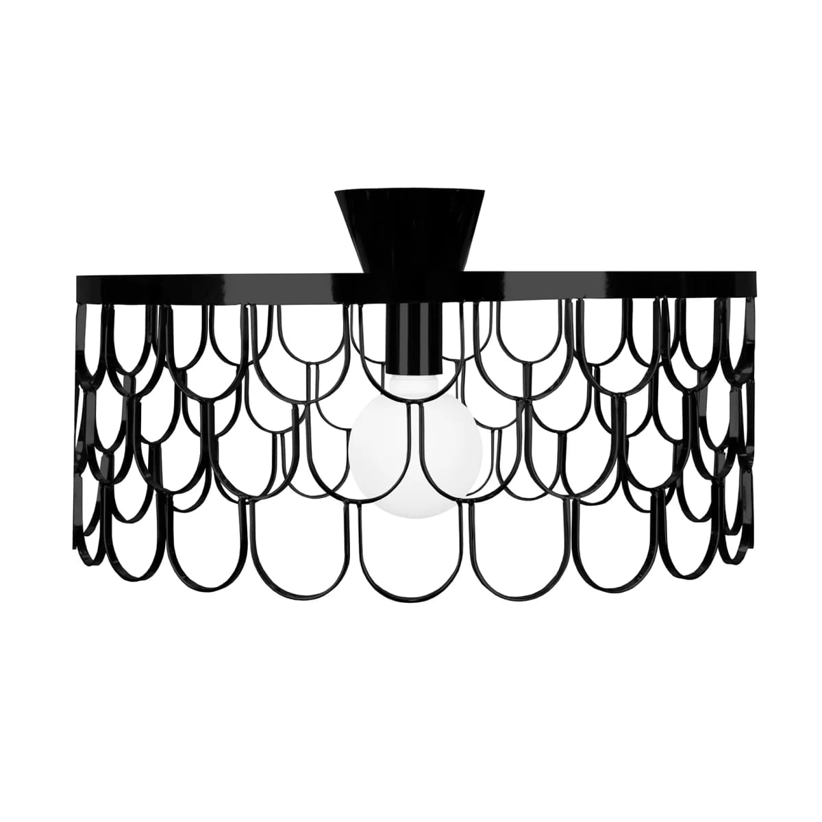 Gatsby plafond, matt svart