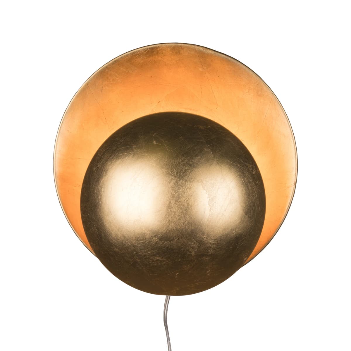 Orbit vegglampe, gull