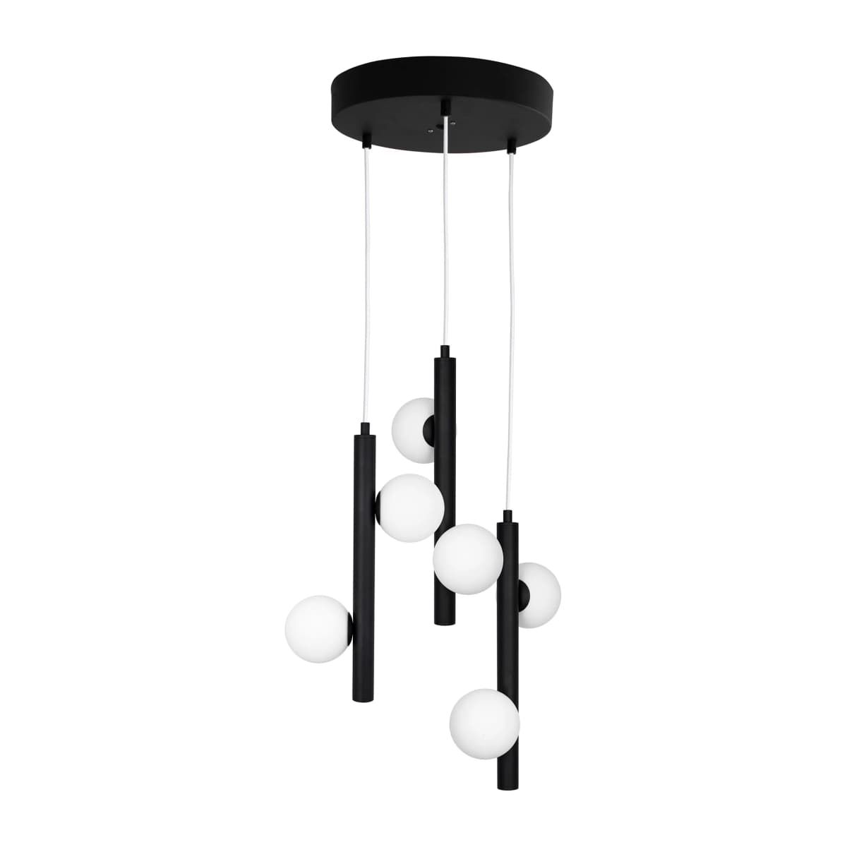 Pearl 3 pendel, Svart