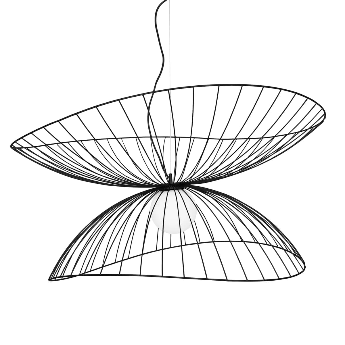 Ray taklampe Ø115 cm, Svart
