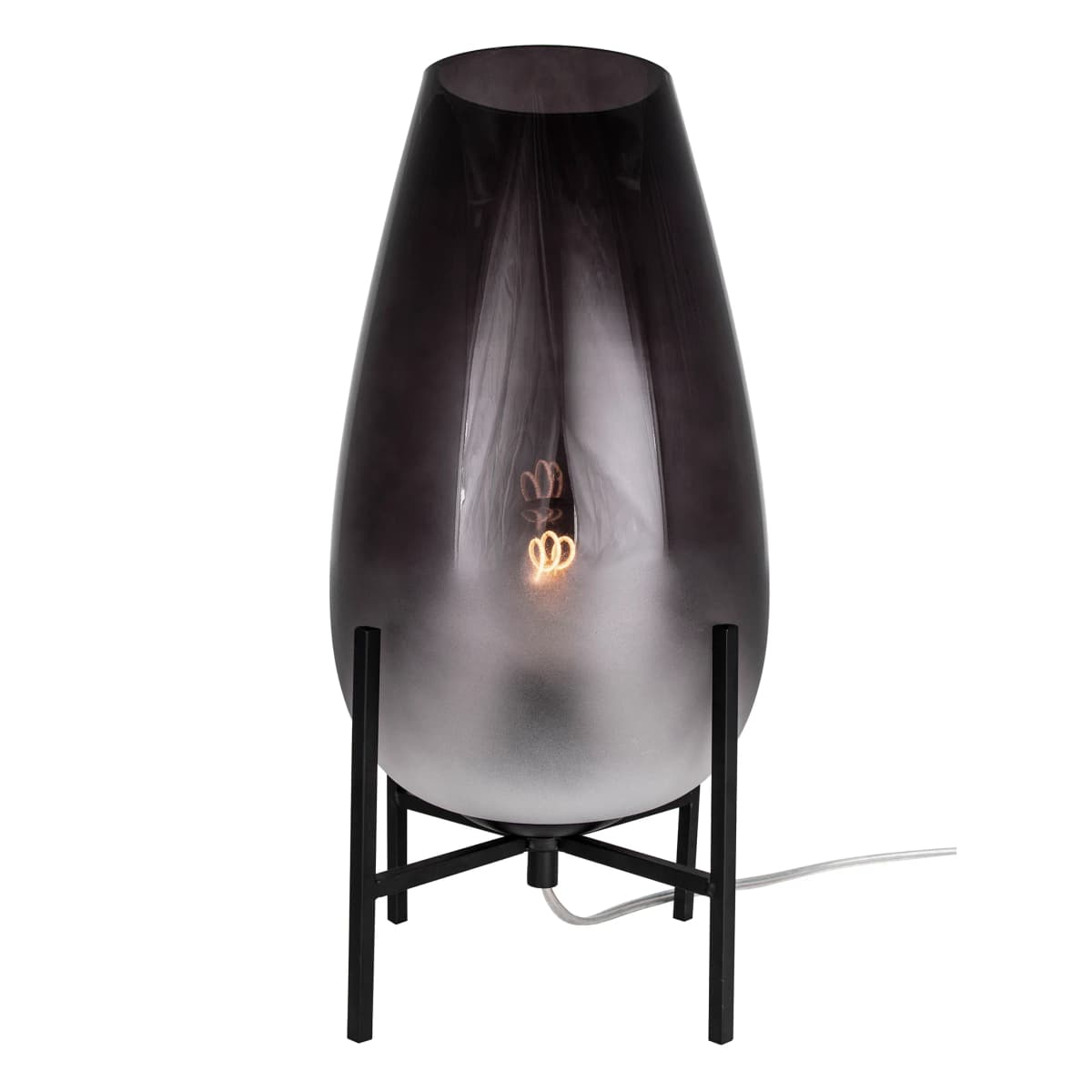 Tulip bordlampe, Røyk-grå