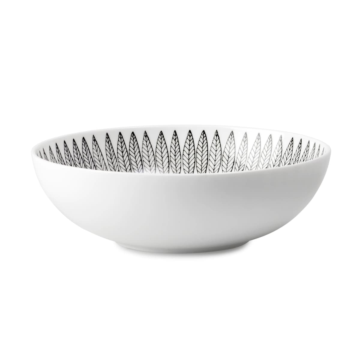 Svart Salix skål 17 cm, svart