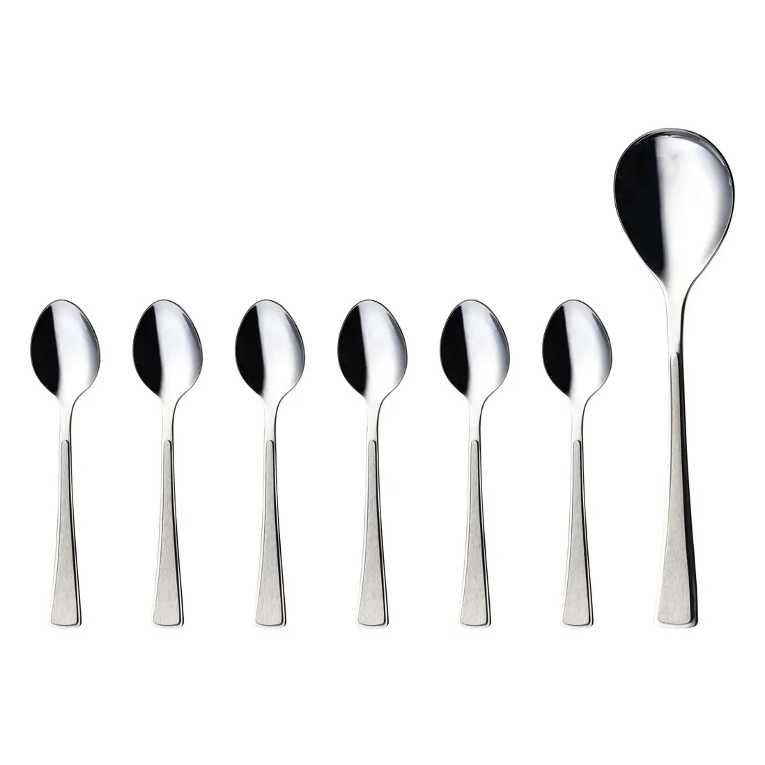 Ramona dessertsett 7 deler, rustfritt stål