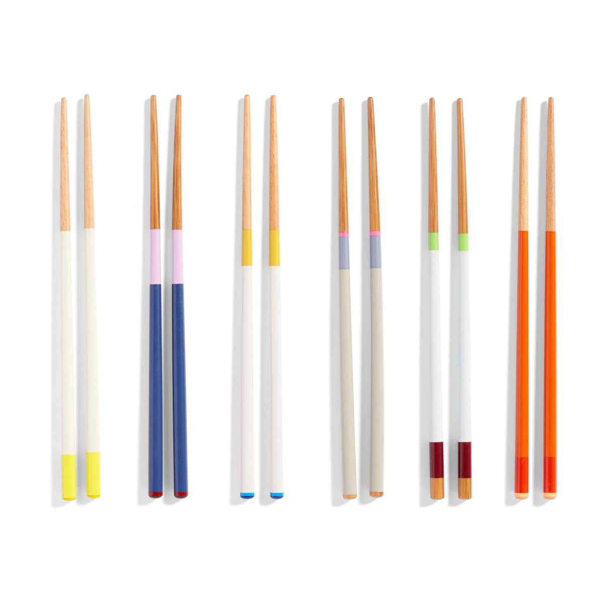 Colour spisepinner 6-pakning, Multi