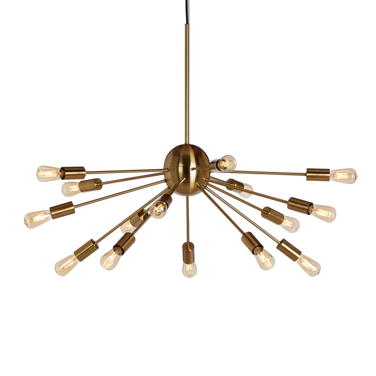Mir taklampe, Satin brass