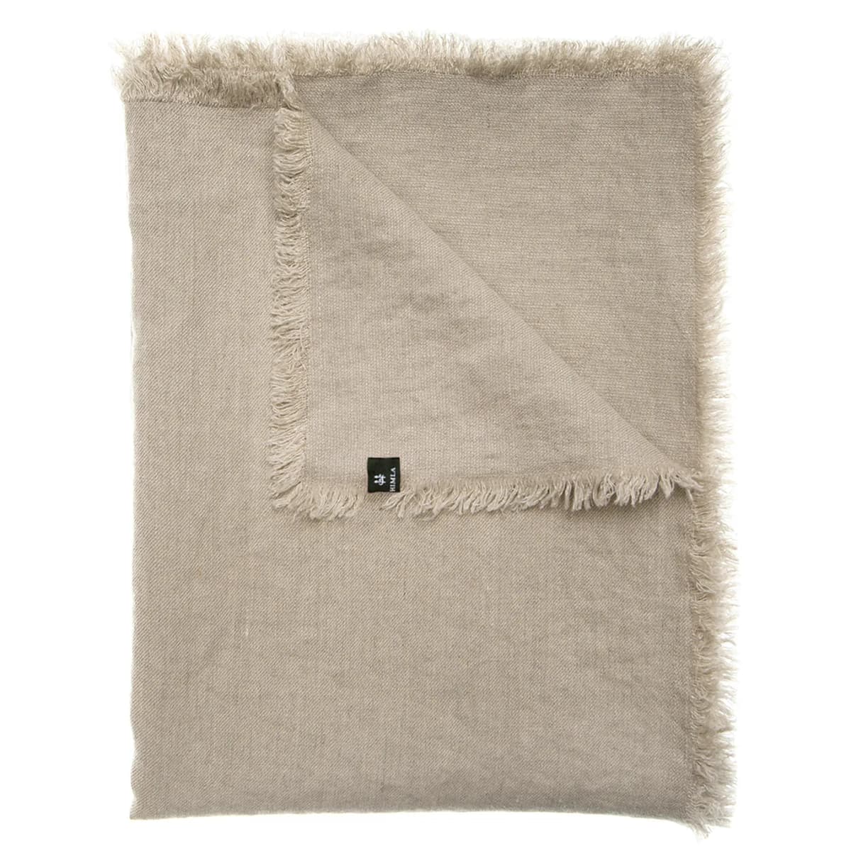 Merlin pledd i lin 130x170 cm, Natural (beige)