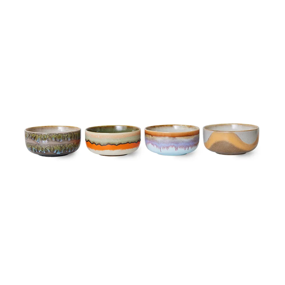70's dessertbolle 4-pakning, Reef