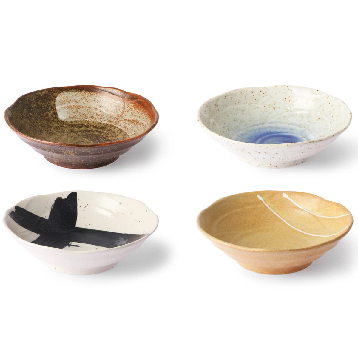 Kyoto skål Ø16,5 cm 4 deler, Multi